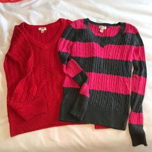 Bundle of two Arizona Jean Co. Sweaters